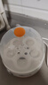 小熊（Bear）煮蛋器蒸蛋器单层家用自动断电迷你早餐神器鸡蛋羹蒸鸡蛋器蒸蛋机炖蛋器蒸蛋锅防干烧便携式电蒸锅 单层 实拍图