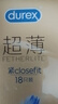 杜蕾斯（durex） 避孕套 安全套 紧型超薄18只 小号 紧型量贩 套套 计生用品 实拍图