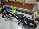 永久山地车自行车成人男女学生变速铝合金油碟公路自行车越野减震单车 摩天灰【铝架 线碟刹】减震+礼包 24寸24速【推荐145-170cm】 实拍图