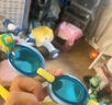 速比涛（Speedo）HYDROPULSE儿童泳镜高清防雾游泳装备男女童通用 蓝色/烟色 实拍图