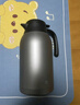 京东京造家用不锈钢保温瓶暖壶按压式热水壶保温壶2.2L钨钢灰 实拍图