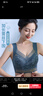 创颜【2件】无痕运动内衣女固定杯无钢圈美背心式薄款文胸罩礼盒包装 深蓝色+肤色（2件） XL 【建议101-115斤】 实拍图