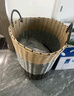 京惠思创脏衣篮浴室神器收纳篮收纳筐玩具收纳桶脏衣篓折叠洗衣篮棕色大号 实拍图