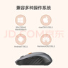 联想（Lenovo） 无线蓝牙双模鼠标 便携办公鼠标 人体工程学设计 适用台式机一体机笔记本平板 Howard黑色 实拍图