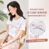欧莎（OSA）白色字母短袖t恤女夏装2025年新款设计感小众衣服短款体恤上衣 白色 L 实拍图