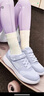 Skechers斯凯奇童鞋运动鞋男女儿童鞋魔术贴秋冬鞋中大童跑步鞋405315L 【四季款】女童-黑色/BLK 36 实拍图