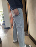 杰克·琼斯（JACK&JONES）25年男装秋季潮流宽松直筒锥腿凉感潮牌牛仔裤休闲裤子九分男裤 E40浅牛仔蓝 905锥形 29 170 W29 实拍图