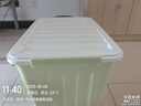 SPACEXPERT塑料收纳箱特大号储物箱学生书箱儿童玩具整理搬家打包周转箱 绿色 【实测盛水容积60L】单只装 实拍图