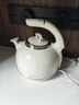 格来德（Grelide）烧水壶欧式复古保温316不锈钢电热水壶多段控温电水壶恒温防烫家用热水壶D1215E白色 实拍图