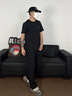 JEANSWEST CLUB真维斯休闲裤男直筒工装裤春季宽松大码垂感阔腿男士运动百搭裤子 实拍图