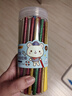 得力（deli）彩色热熔胶棒55支桶装加长高粘性热熔胶枪胶条ROHS认证7*140mm 实拍图