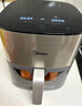美的（Midea）AI烹饪空气炸锅免翻面 可视大视窗大容量5.3L 智能触控 微波炉烤箱一体机三合一金属内腔KZC539J5 实拍图