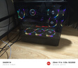 京品鹿星辰Max360三连体风扇 四面一体千层镜光效 机箱12CM风扇ARGB神光同步PWM温控4pro棱镜ZA-360B 玩嘉星链ARGB积木风扇单只装黑色正向 实拍图