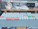 狼蛛（AULA） F2088pro/2088AIR机械键盘电竞游戏办公台式笔记本电脑青茶红轴F  108键有线键盘鼠标套装 进阶版【粉白色】混光-茶轴 实拍图