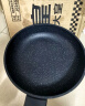 炊大皇 平底锅煎锅 麦饭石色不粘牛排煎蛋锅24cm 磁炉通用高级JG24GJ 实拍图