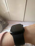 Apple/苹果 Watch Series 10 智能手表GPS款42毫米亮黑色铝金属表壳黑色运动型表带S/M MX1M3CH/B 实拍图