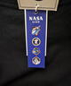 NASA GISS重磅260g纯棉短袖t恤男纯色圆领厚实不透纯白打底衫男女体恤上衣 黑色 S 体重85-110斤 实拍图