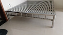 冈木原可定制304不锈钢床1.5米床架加厚环保1m双人床拼接床架非铁艺 【升级款】304材质圆腿+静音床板 1800mm*2000mm 实拍图