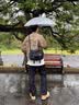 特步男士斜挎包男款2025新款单肩包男生外出便携背包大容量邮差包 黑色 实拍图