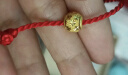 六福珠宝母亲节礼物 足金满天星黄金转运珠路路通串珠 计价 约1.01克 实拍图