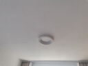 千帐灯吸顶灯LED卧室书房间现代简约过道阳台走廊智能护眼儿童创意灯具 圆白40cm-38w 节能LED中性光 实拍图