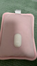 彩虹热水袋暖手宝充电暖宝宝暖水袋注水暖手袋热敷暖肚子 粉色 实拍图