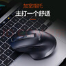英菲克（INPHIC）M1二代无线蓝牙鼠标可充电办公轻音电量显示便携人体工学三模适用苹果惠普华为笔记本电脑ipad通用 【100%右手选+侧翼指托+显电量2.4G】绅士灰 实拍图