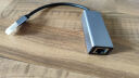 毕亚兹 以太网转换器 Type-C转RJ45网口 USB-C转有线百兆网卡 免驱动转网口 网线转接器头 实拍图