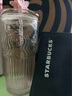 星巴克（Starbucks）桃花女神杯粉色渐变玻璃吸管杯550ml办公室冷水杯子女生日礼物 实拍图