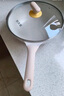 炊大皇  炒锅 麦饭石色不粘锅多功能少油烟炒菜锅平底30cm 电磁炉通用  实拍图