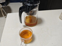 贞喜气 飘逸杯玻璃套装耐热泡茶壶大容量茶水分离懒人泡茶冲茶器过滤 茶杯*4+飘逸沏茶壶 750ml 实拍图