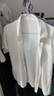 伯德小姐白色雪纺短袖衬衫女小个子穿搭职业上衣考公面试正装衬衣 实拍图