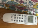 中诺电话机座机固定电话来电显示桌壁两用免电池有线板机坐机C259白色办公伴侣 实拍图