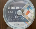 铼德(RITEK) 蓝光可打印 BD-R 1-6速50G 空白光盘/光碟/刻录盘/大容量 桶装50片 实拍图