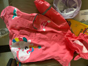 lemonkid儿童雨衣男童女宝宝雨披斗篷式小学生雨具 贝莉魔法独角兽连体 M 实拍图