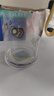 富光清然玻璃杯 高硼硅玻璃水杯子 女生便携牛奶咖啡刻度茶杯330ml 实拍图