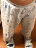 红豆儿童睡衣纯棉夏季薄款空调服男女童短袖套装中大童家居服3369 130 实拍图