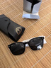 雷朋（RayBan）太阳镜大框眼镜修饰显脸小户外墨镜0RB4392D礼物礼物 601/81黑色镜框深灰色偏光镜片 尺寸66 实拍图