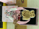 仿黄金手机挂绳hellokitty猫钥匙扣KT猫可爱金闪闪卡通手机链包包挂件车挂饰送女友 KT猫挂饰+精美礼盒 实拍图