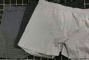 荷拉德古娜【3条装】宽松男士内裤男平角裤棉质阿罗裤男生男式裤衩大裤头 黑色+红色+浅灰 XXXL（推荐体重160-190斤） 实拍图