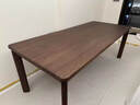 铁逍遥胡桃木实木书桌客厅化大长桌大板工作台家用办公桌学习电脑桌餐桌 胡桃木桌180*80*75厚4.5cm 实拍图