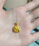 周生生玫瑰花 幸福花 足金黄金吊坠 送妈妈送女友不含项链78715P计价 3.3克(含工费130元) 实拍图