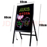 AUCS 60*80cm电子荧光板广告板一体支架LED广告牌宣传展示板发光黑板插电/白板摆摊夜光商铺店门口商用 实拍图