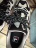 FILA斐乐跑步鞋男鞋女鞋情侣鞋掠夺者 2休闲鞋慢跑运动鞋 【女款】黑/南极灰-BA 36.5 实拍图