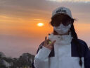 罗蒙（ROMON）三合一冲锋衣男夹克连帽外套女情侣装户外登山服H1818 卡其M 实拍图