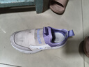 回力（Warrior）儿童鞋轻便跑步鞋一脚蹬男女童鞋校园休闲鞋 WZ-A475T 白紫 34  实拍图