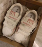 巴布豆（BOBDOG）童鞋女童低帮板鞋春秋款儿童运动鞋 101533153 乳白/嫩粉35 实拍图