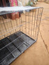 宠乐乖狗笼猫笼 狗笼子中大型犬加粗加密带厕所狗窝家用折叠兔笼宠物笼 银彩色 角钢加粗加密130*60*70cm 实拍图