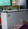 Midea美的220升/210L冰柜双温家用商用囤货冷柜冷藏冷冻BCD-220VM(E) BCD-220VM(E)双温冷柜 220L 实拍图