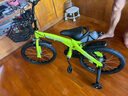 【京东物流】新款儿童自行车男女孩2-10岁脚踏车小孩单车带辅助轮 常规运动款 绿色 18寸（120厘米-140厘米） 实拍图